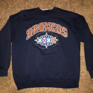 Vintage Denver Broncos Crew Neck
